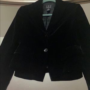 INC VELVET BLAZER